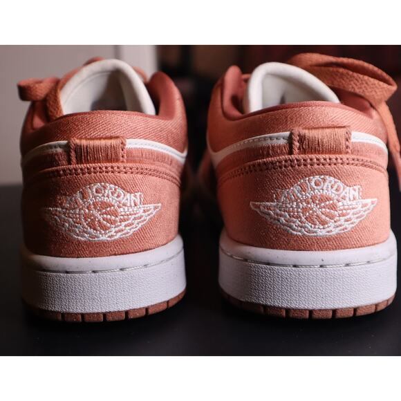 Nike Air Jordan 1 Low SE Canvas Sky J Orange FN3722-801 Womens New - Picture 5 of 11